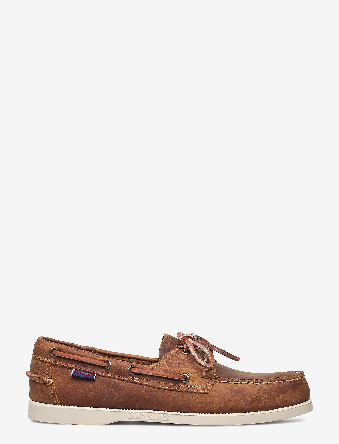 sebago docksides crazy h brown tan