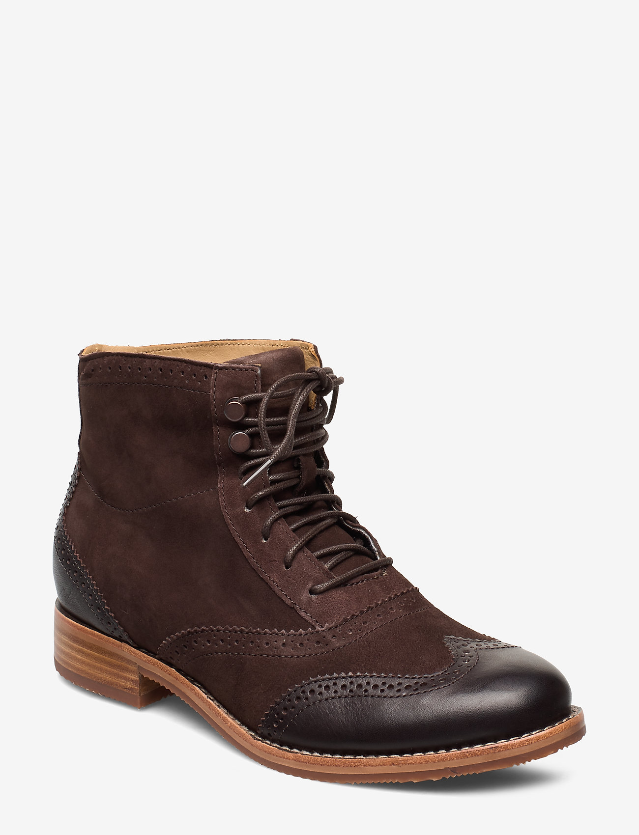 Claremont Boot (Brown Suede/leather 