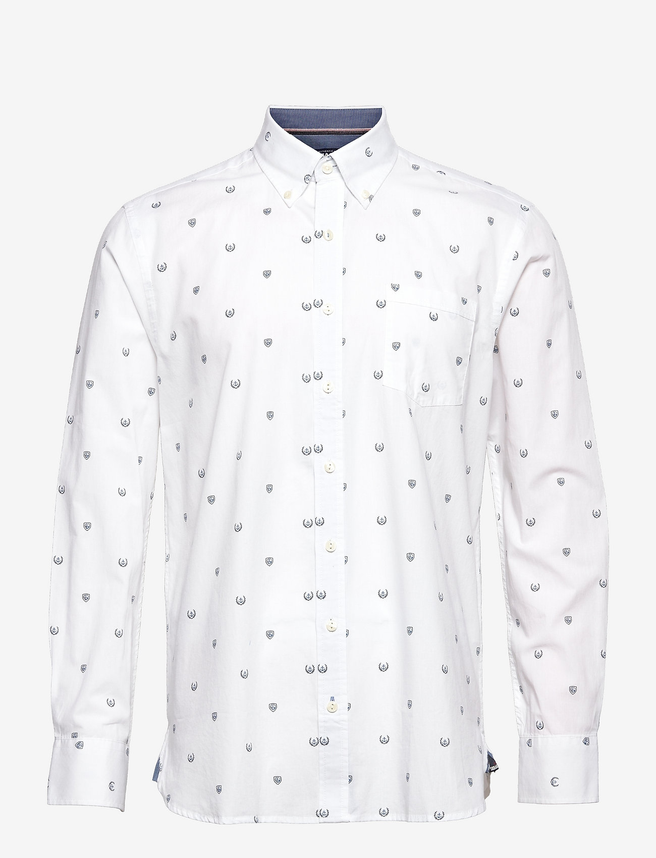 Sebago - Docksides Logo Shirt - casual hemden - white - 0