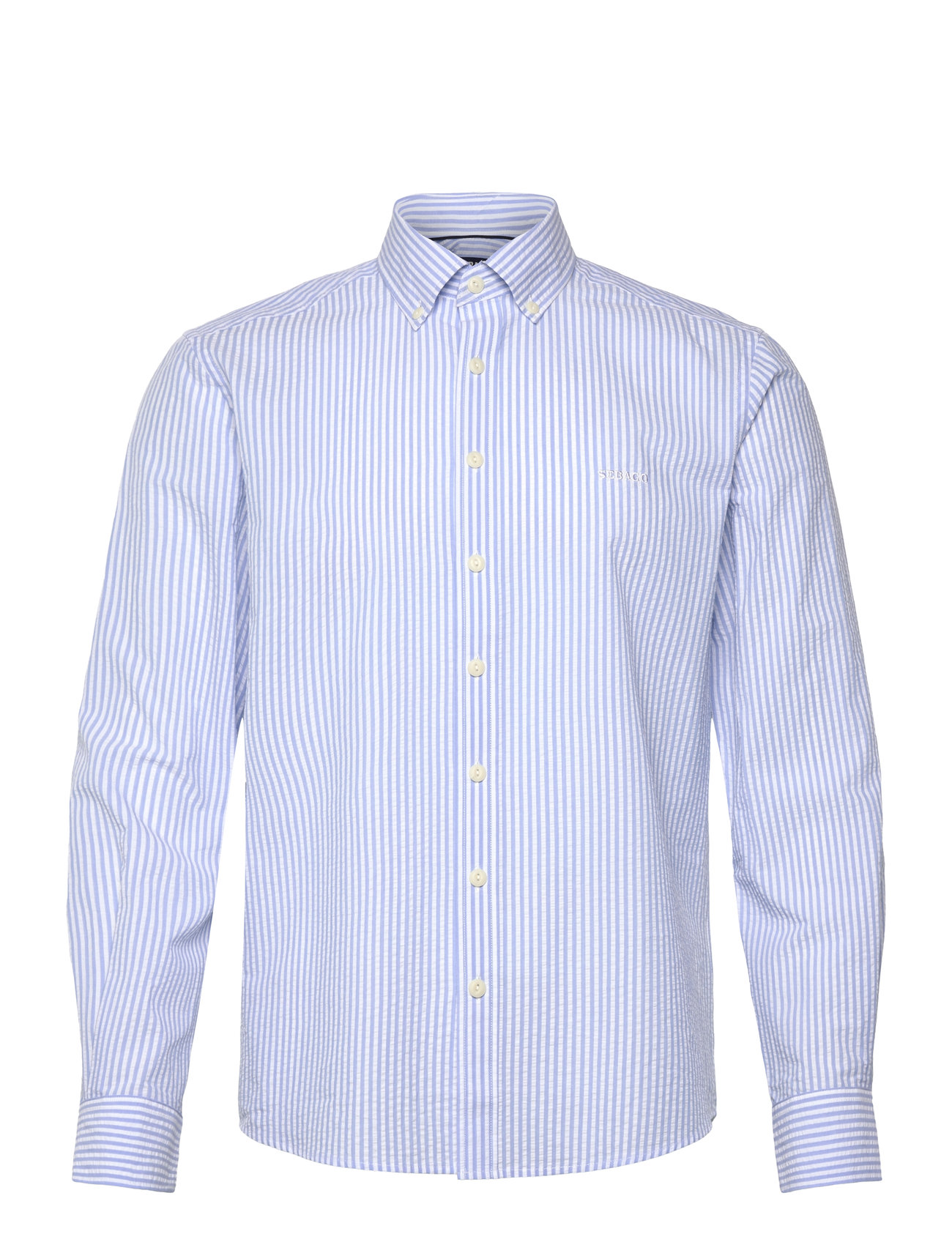 SEBAGO Seersucker Bd Shirt Blau - S - Herren