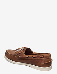 sebago docksides crazy h brown tan