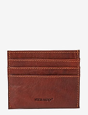 Leather Card Holder - BROWN