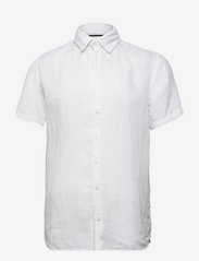 Linen Shirt Short Sleeve - WHITE