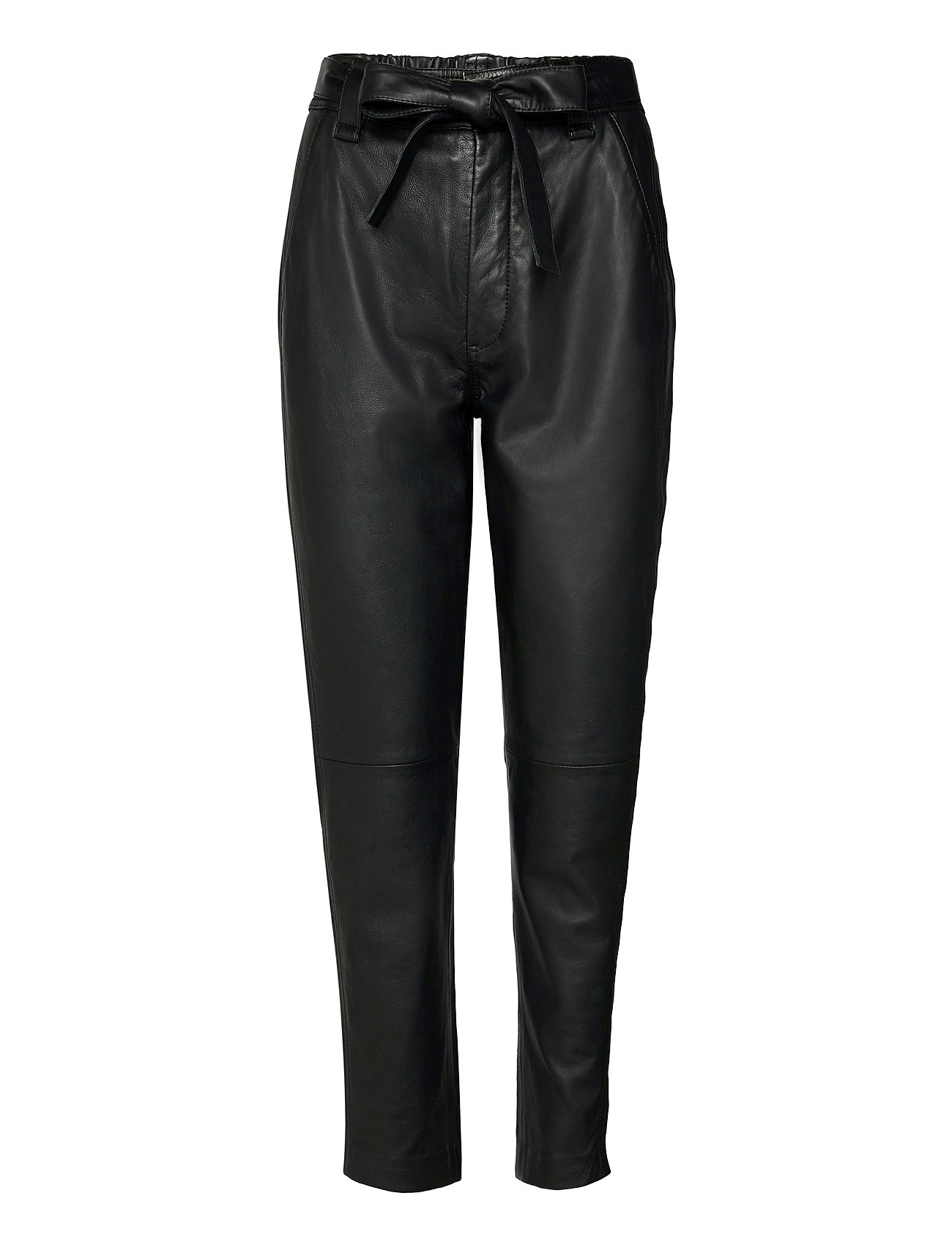 Second Female Indie Leather New Trousers, M x 100, Black, Bukser > Leggings-Bukser I Læder, Dame