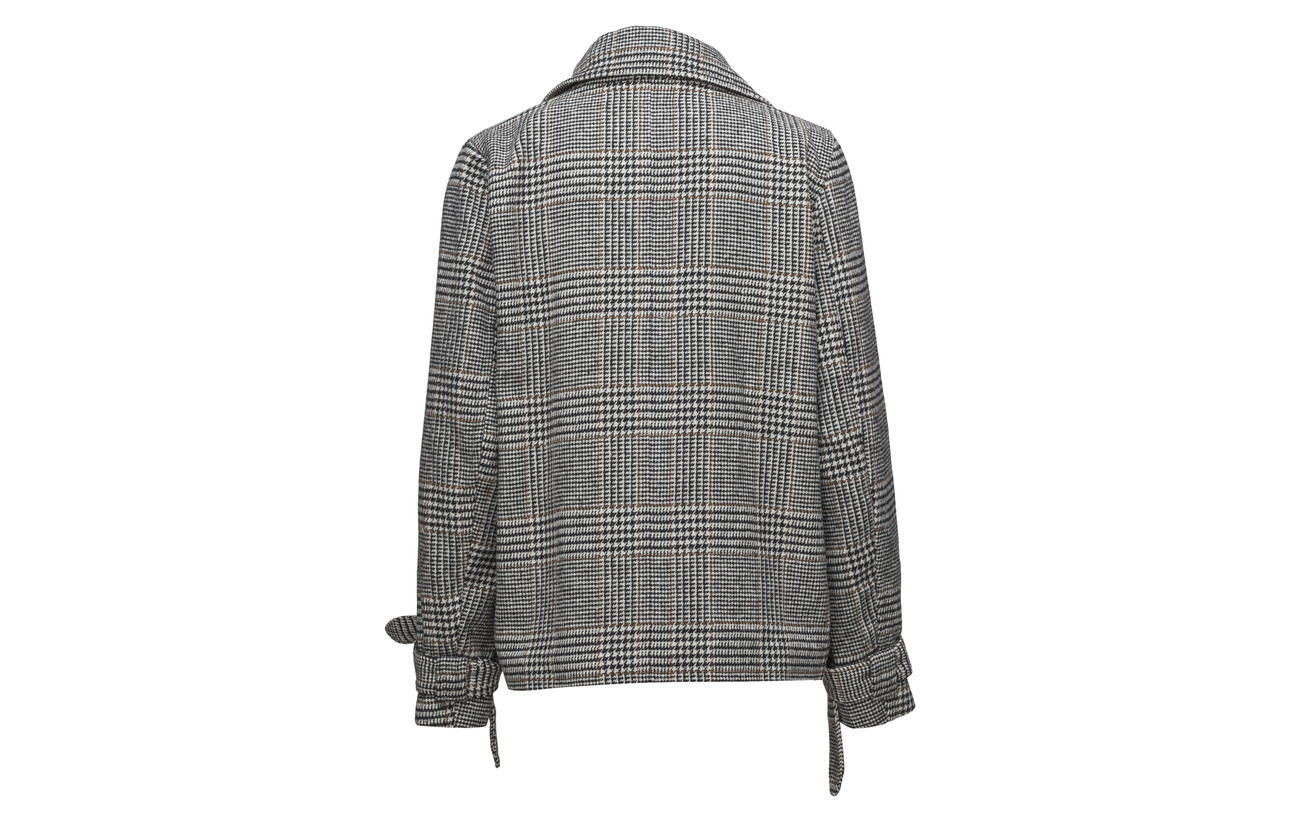 Off 100 Polyester Second Laine Polyester 23 77 White Jacket Female Nine gAAqtz