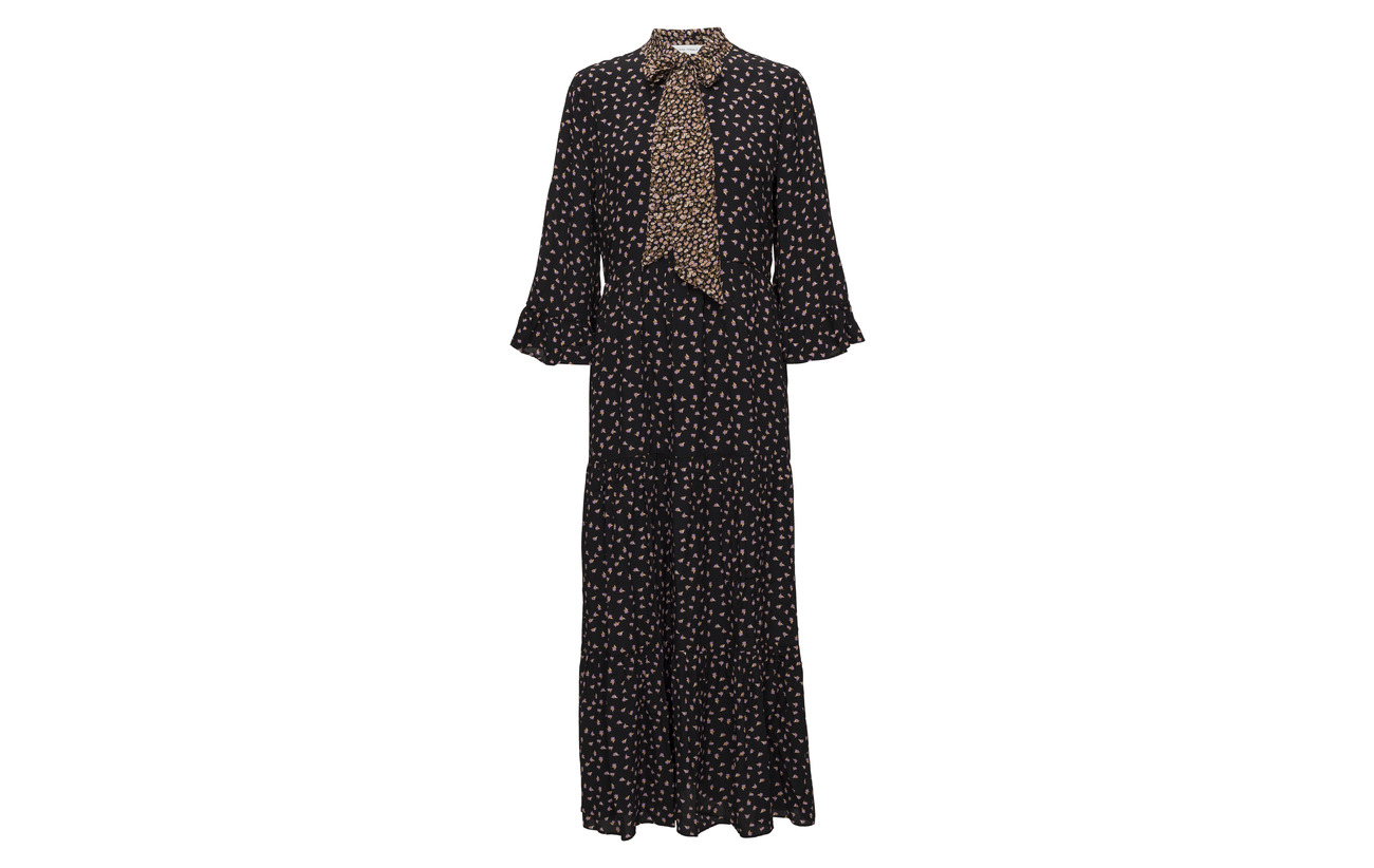 Black Syrenia Second 100 Viscose Female Dress Maxi AqSA0