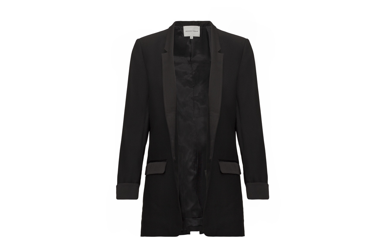 Blazer Viskose Polyester 48 52 Polyester Female Black Baylor 100 Second qEFB0x