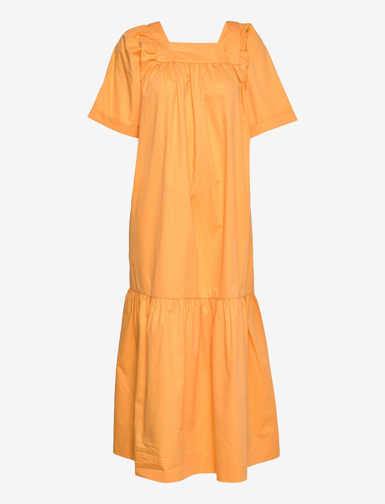 Second Female - Siren Maxi Dress - festklänningar - marigold - 0