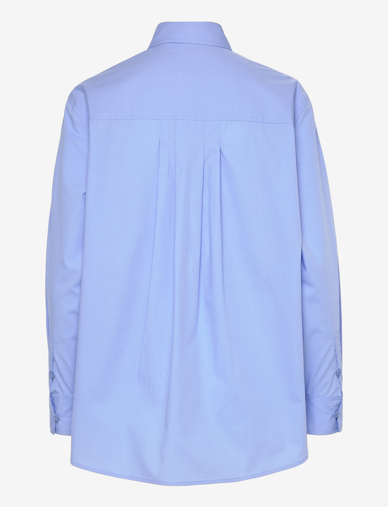 Second Female - Matis Solid Shirt - långärmade skjortor - cornflower blue - 1