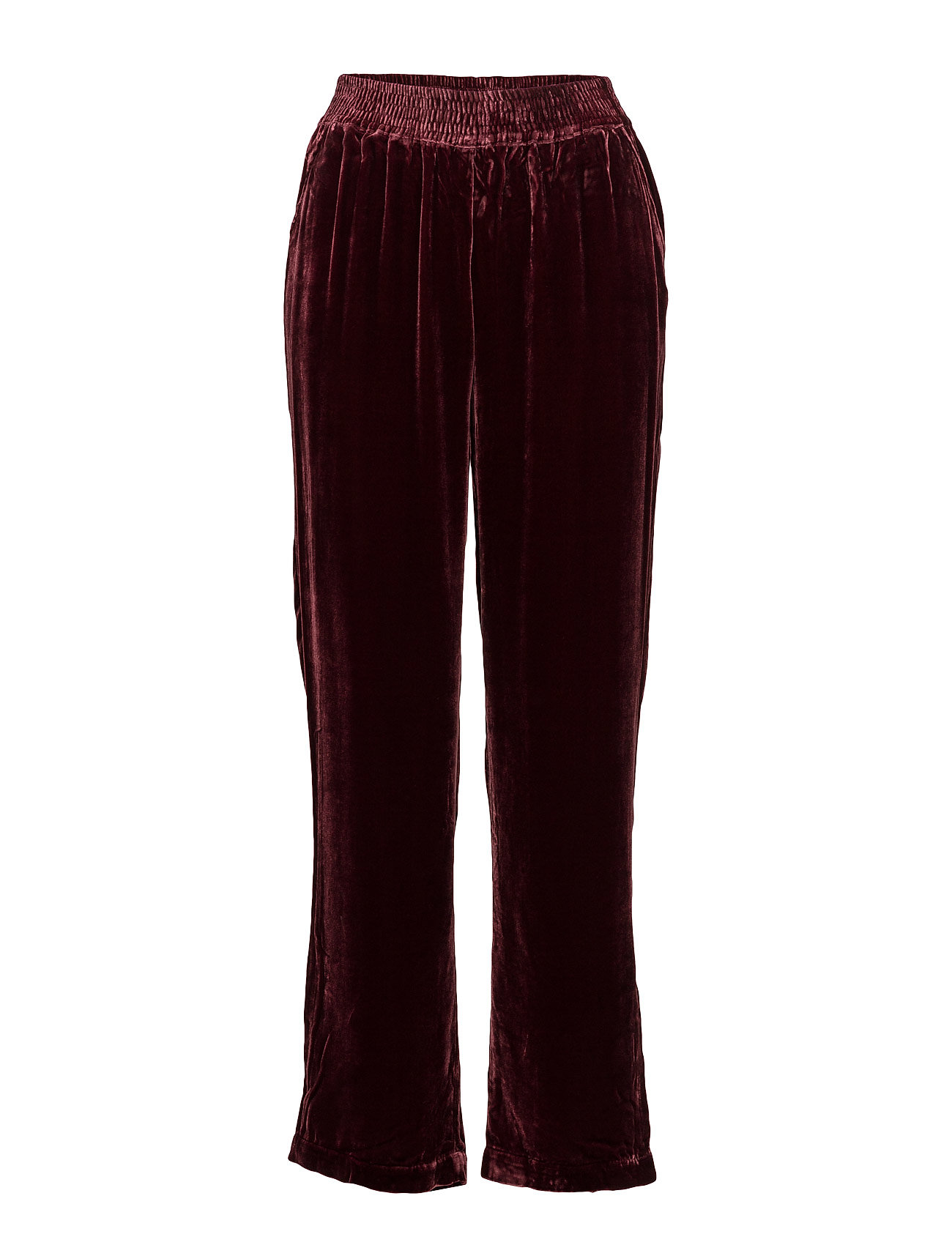 Muja Trousers Pantalon Met Rechte Pijpen Rood Second Female second female kopen in de aanbieding