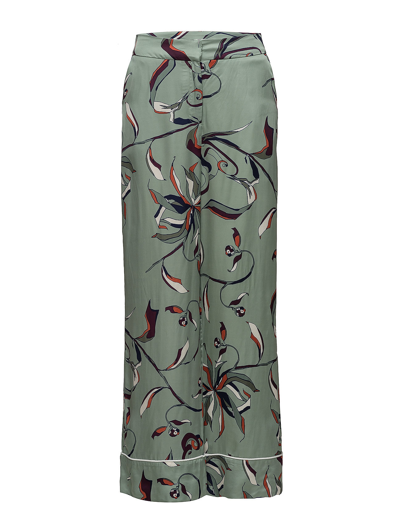 State Trousers Wijde Broek Groen Second Female second female kopen in de aanbieding