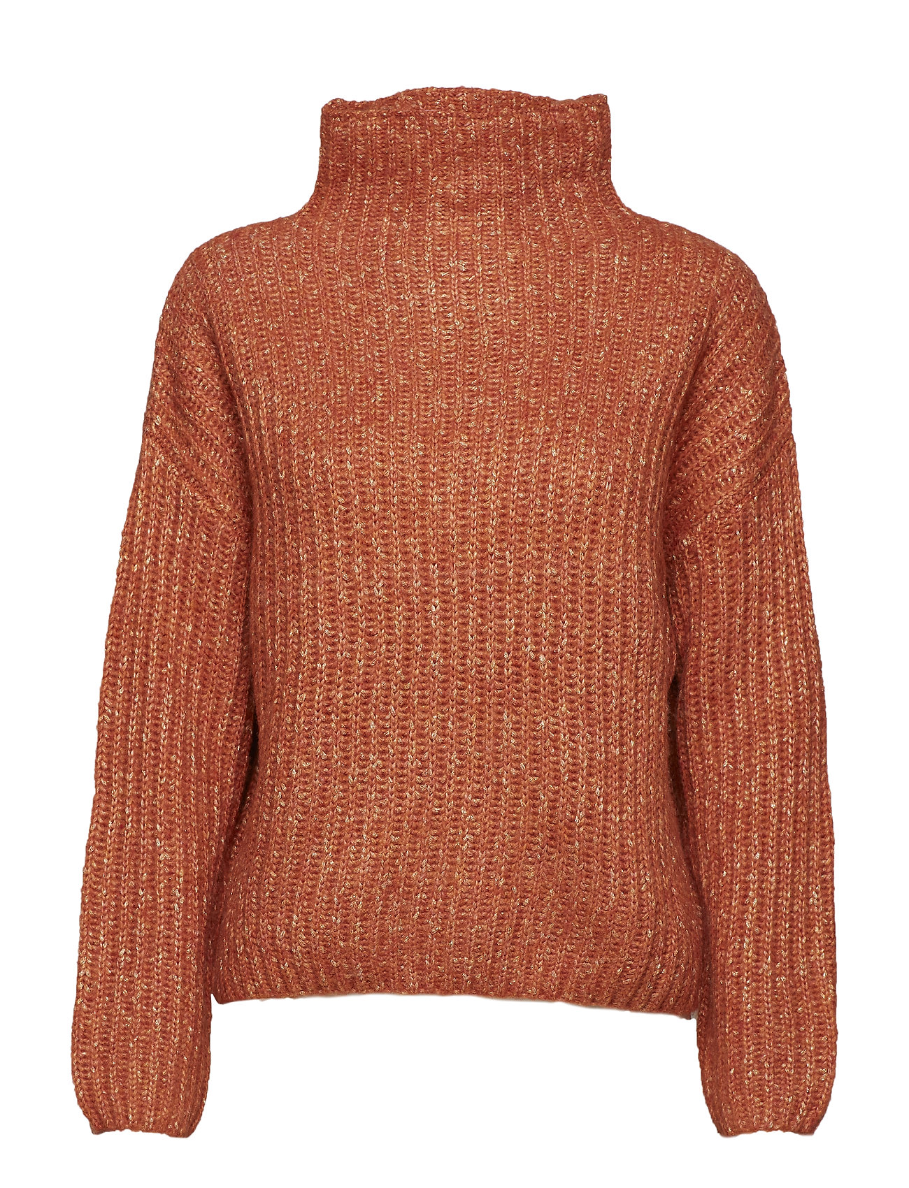Ambra Knit T Neck Turtleneck Coltrui Oranje Second Female second female kopen in de aanbieding Ambra Knit T Neck Turtleneck Coltrui Oranje Second Female second female kopen in de aanbieding