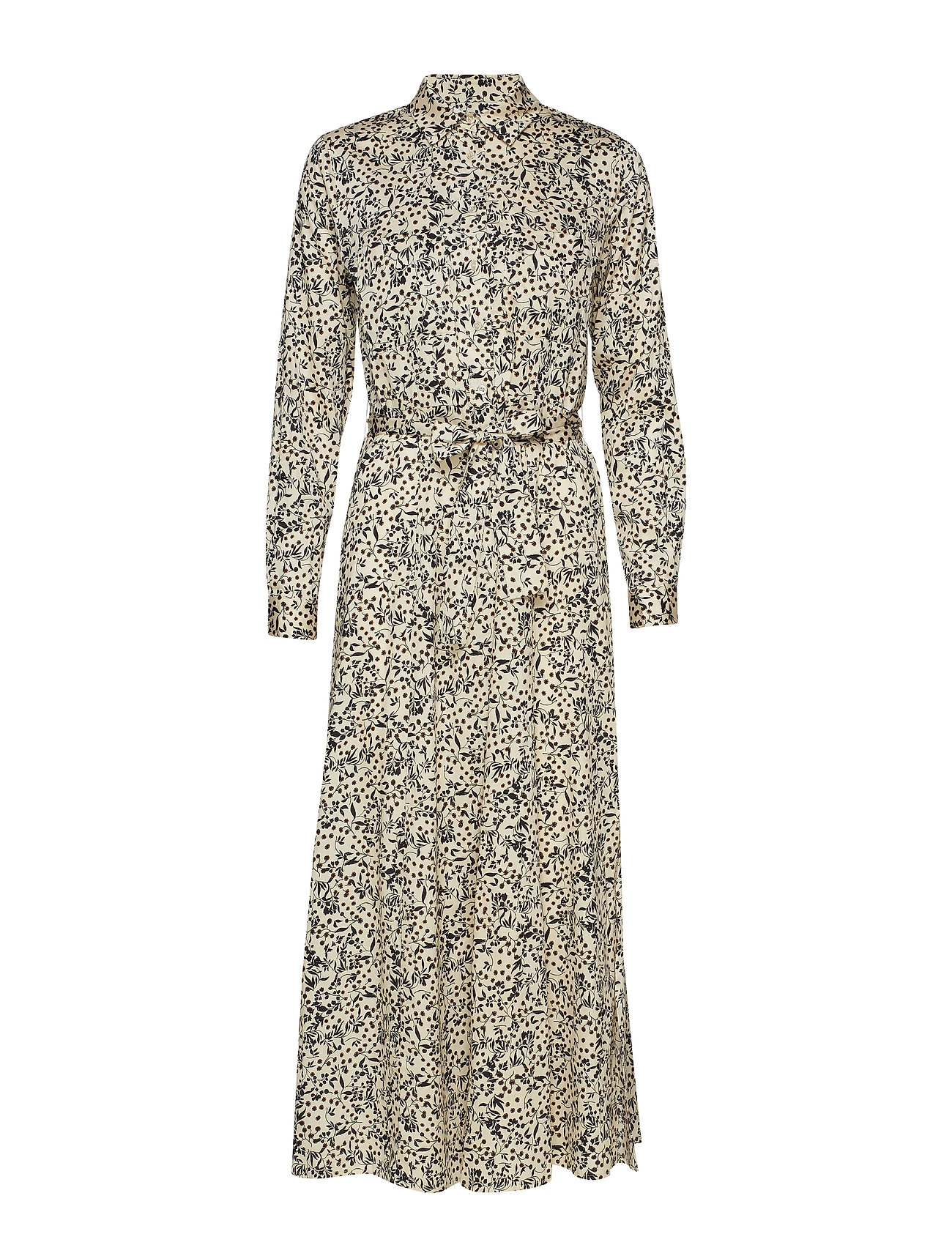 Wisely Long Shirt Dress Maxi Galajurk Creme Second Female second female kopen in de aanbieding Wisely Long Shirt Dress Maxi Galajurk Creme Second Female second female kopen in de aanbieding