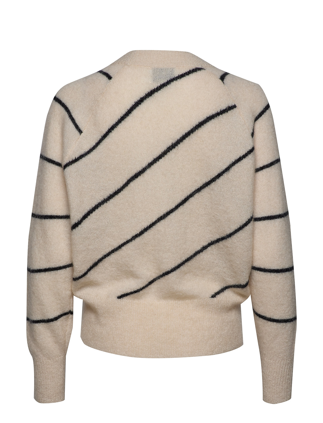 second female brook knit striped boxy cardigan