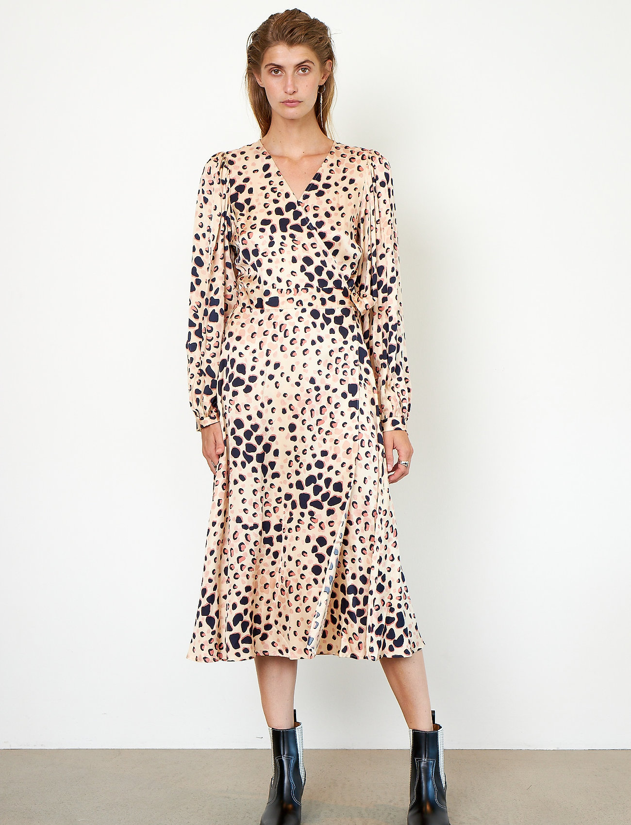 spotty wrap dress second female