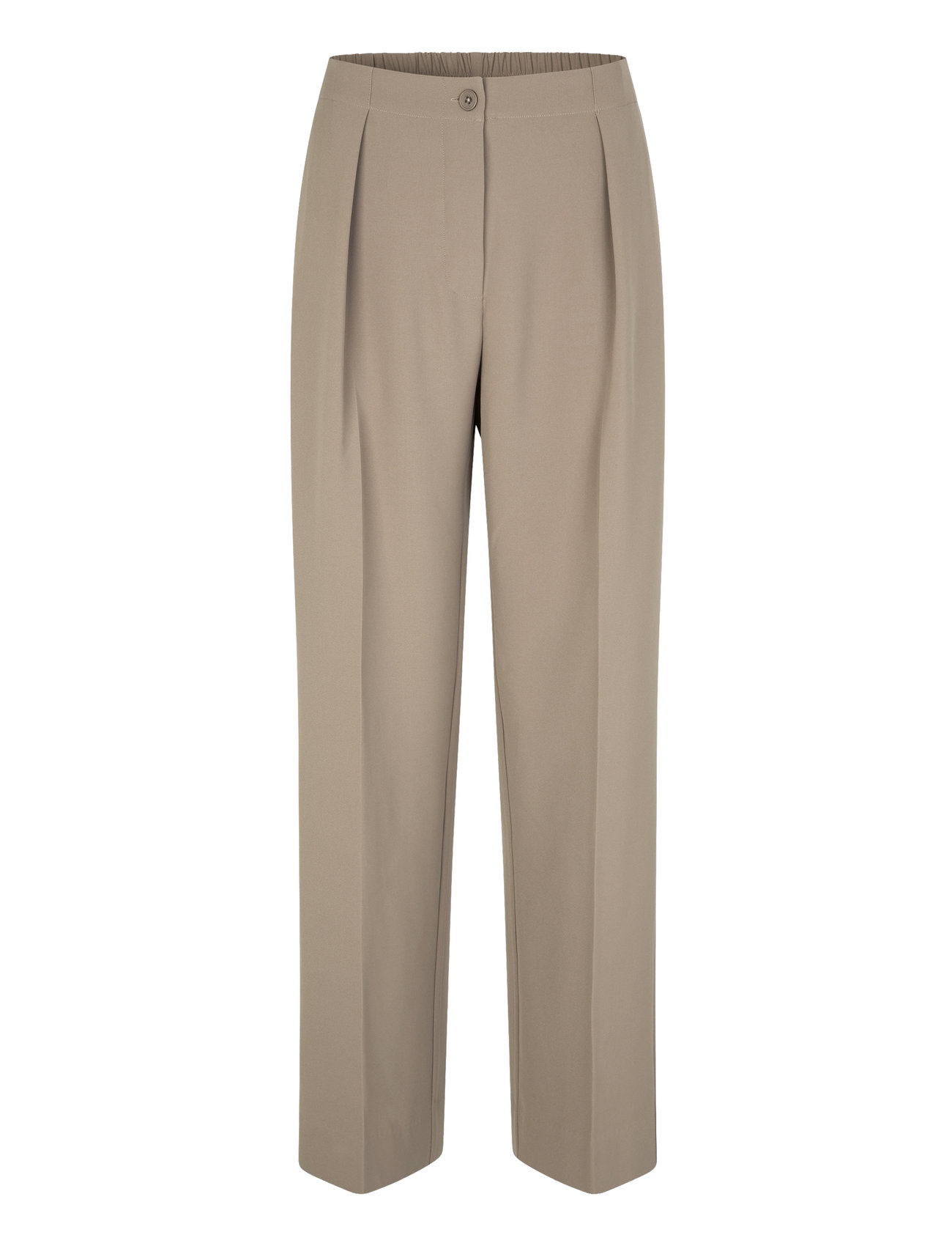 Fique Wide Trousers Beige Second Female