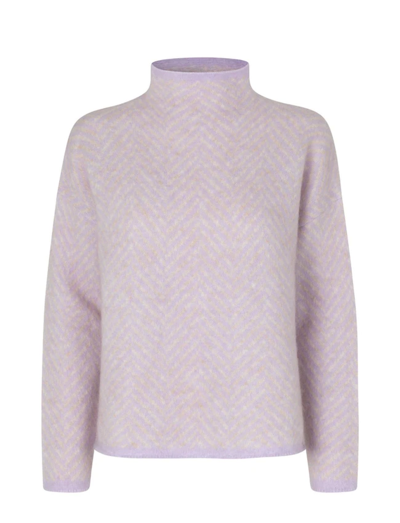Herrin Knit New T-Neck Purple Second Female