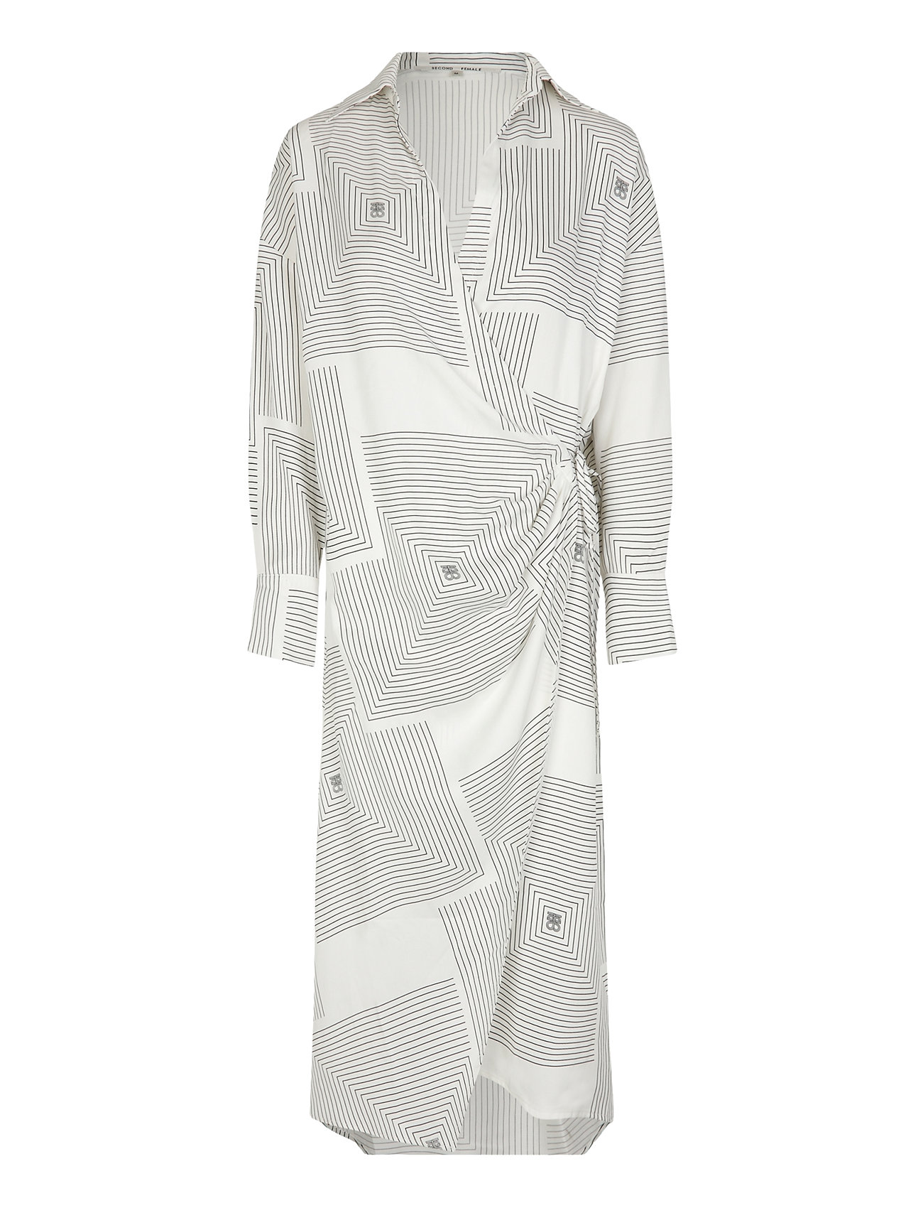 Tiarra Dress Maxikjole Festkjole White Second Female