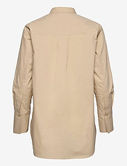 Second Female - Larkin LS Classic Shirt - långärmade skjortor - humus - 1