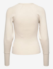 Second Female - Nerine Knit O-Neck - tröjor - pearled ivory - 2