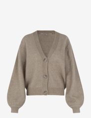 Brook Knit Drop Shoulder Cardigan - WEATHERED TEAK