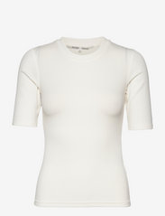 Second Female - Signy Tee - t-shirts - pearled ivory - 1
