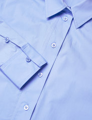 Second Female - Matis Solid Shirt - långärmade skjortor - cornflower blue - 4