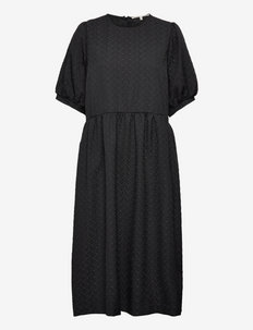 Leah Dress - midiklänningar - black