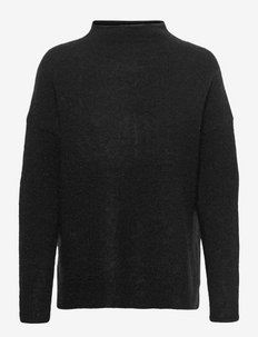 Brook Knit T-Neck - tröjor - black