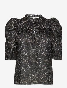 Jodis Blouse - short-sleeved blouses - black
