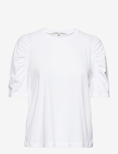 Tulipan Tee - t-skjorter - white