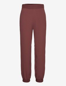 TROUSERS - clothing - darkened brown