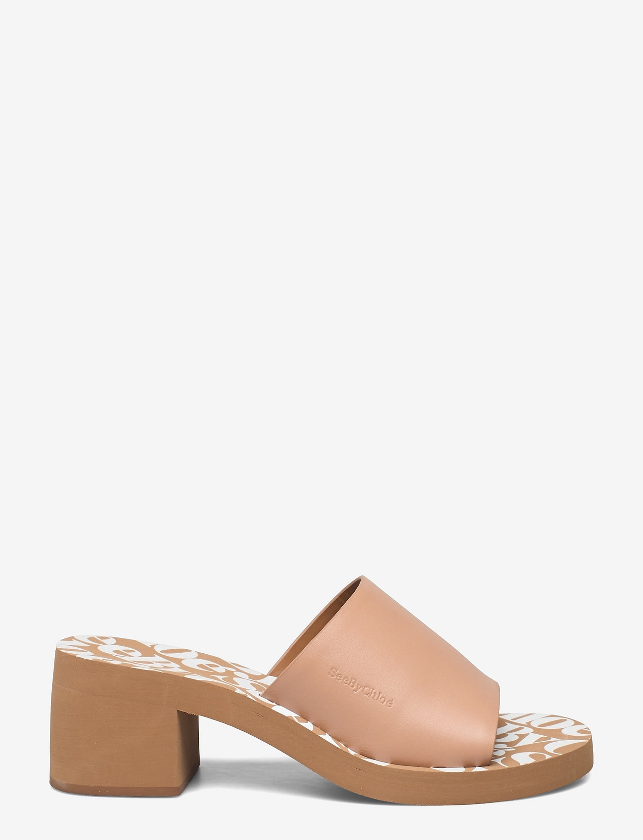 chloe nude sandals