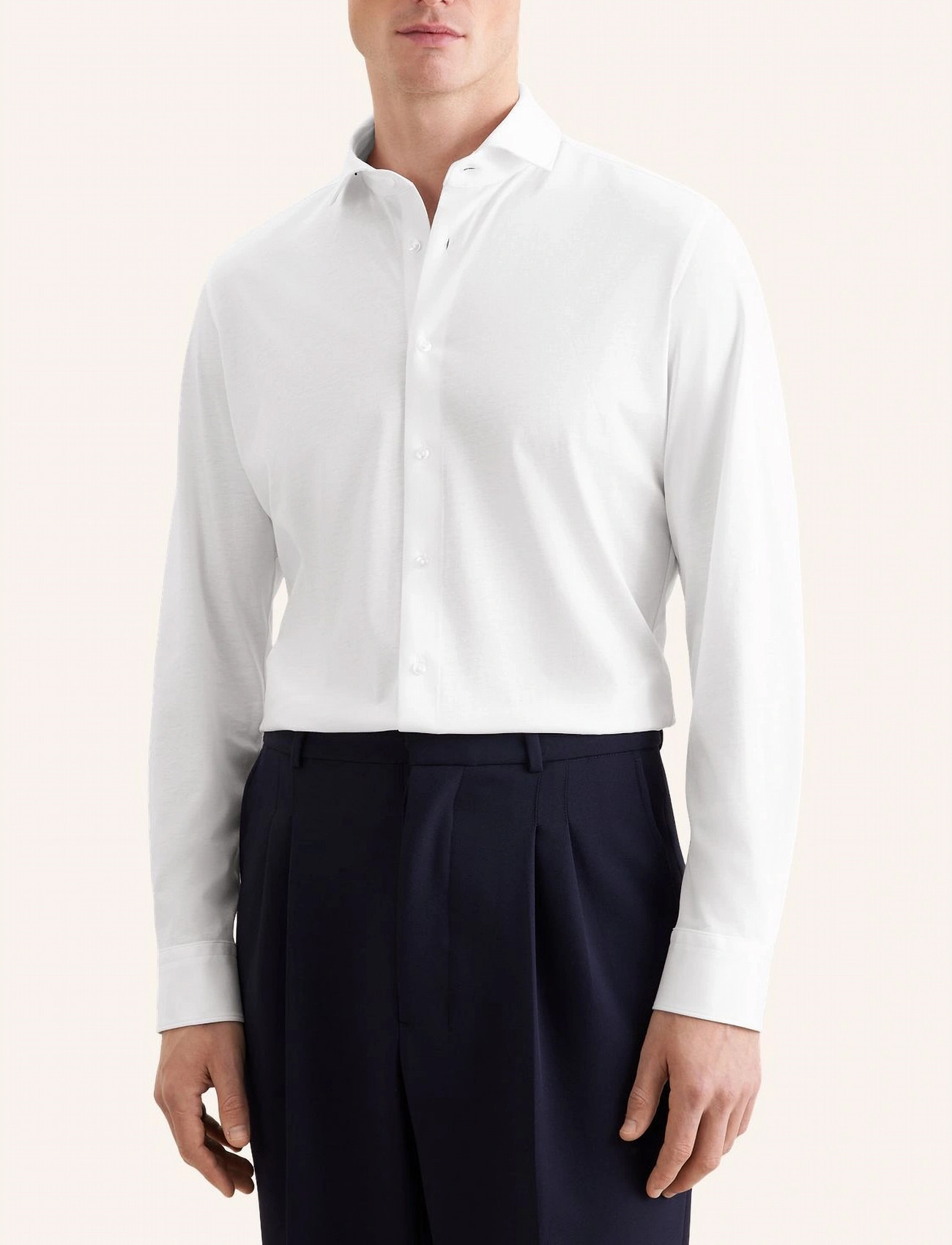 Seidensticker Light Spread Kent 98 Bl, 41, White, Skjorter > Business Shirts, Herre