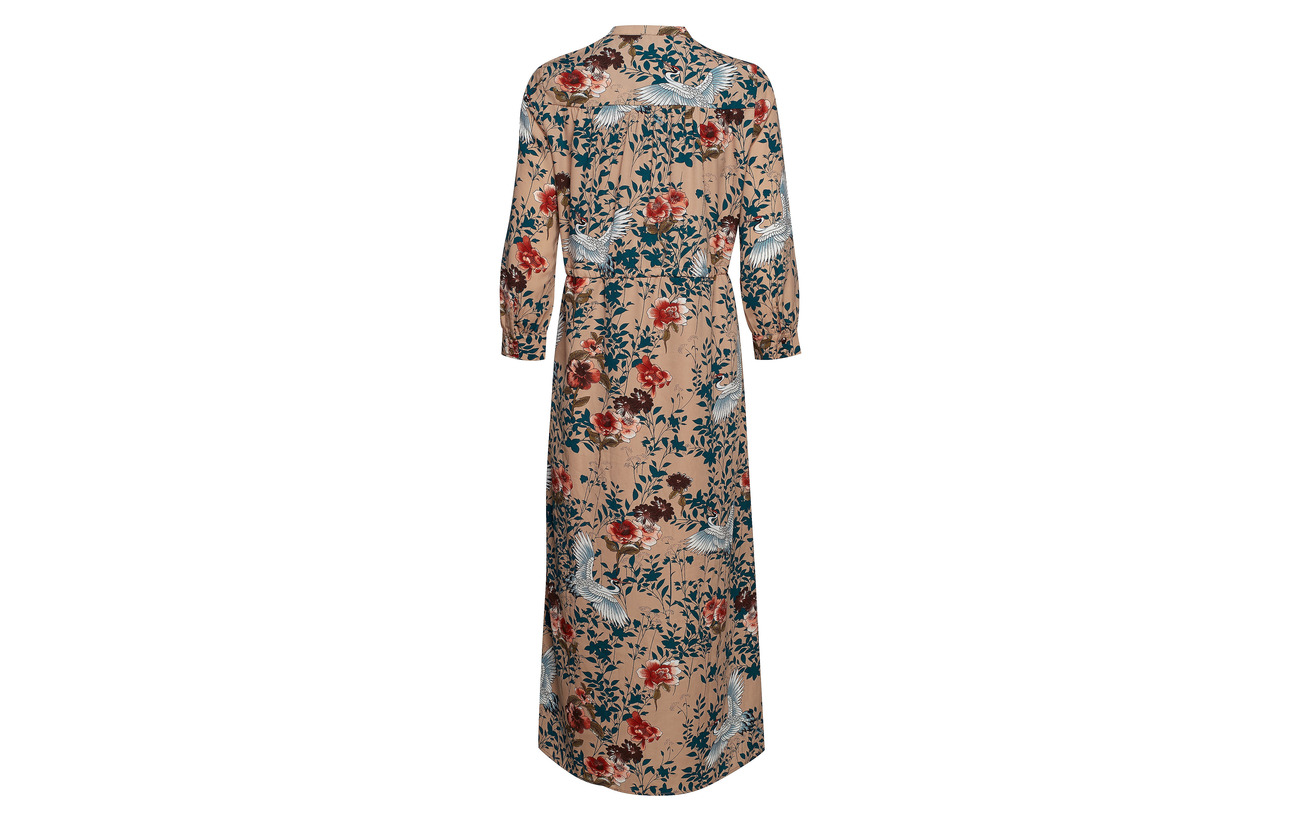 Selected Praline 7 Femme Damina Polyester Dress Slfmaddie 100 8 Ka Ankle 7w7xdr8q