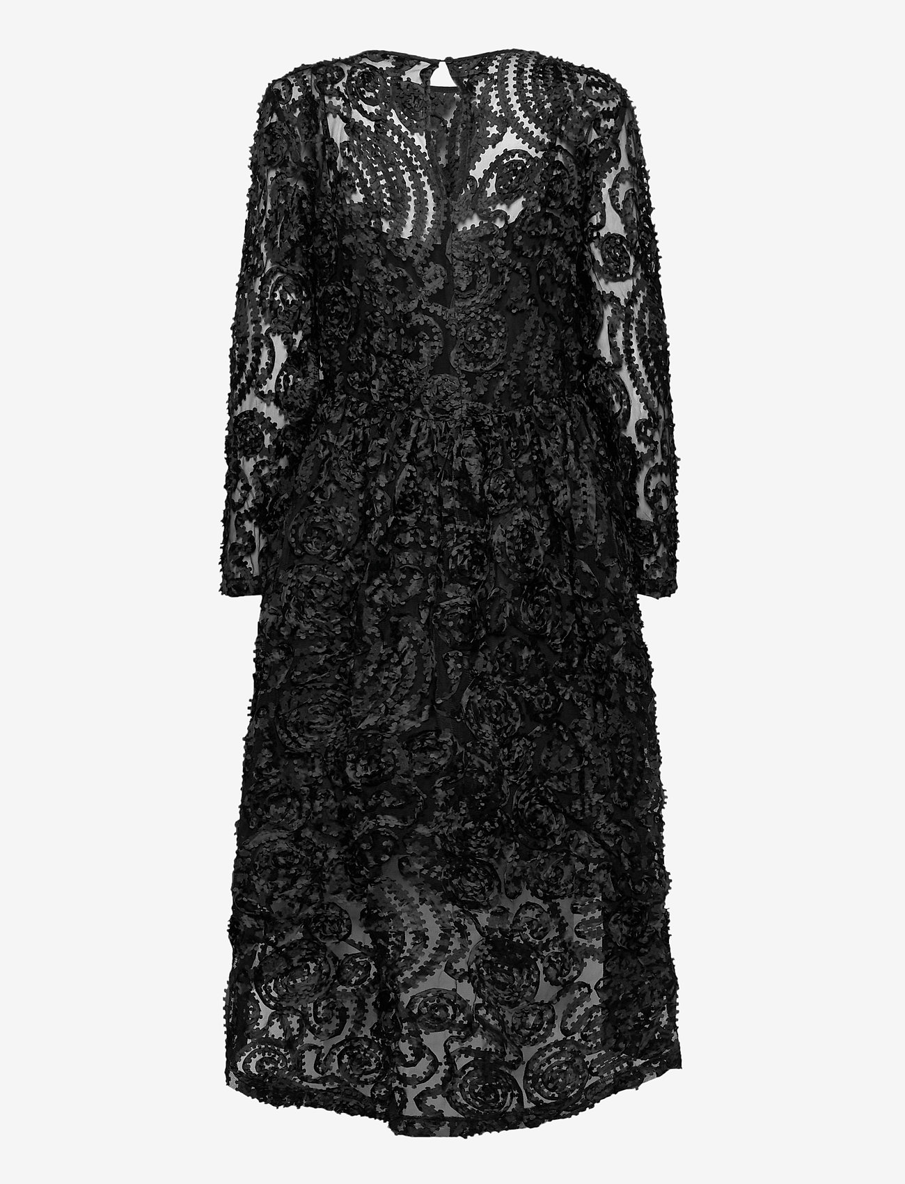 Selected Femme - SLFCYNTHIA LS MIDI DRESS - sukienki koktajlowe - black - 1