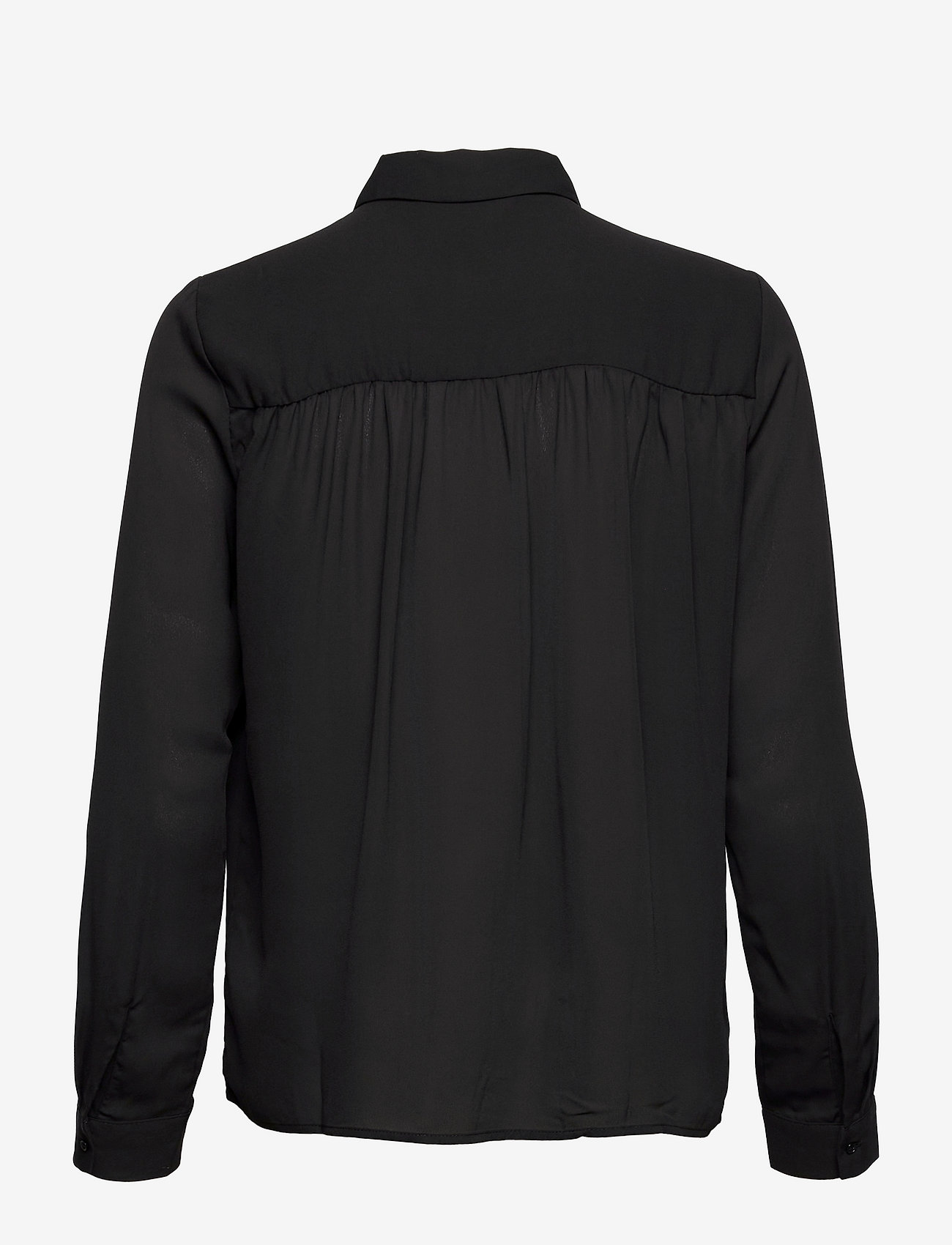 Selected Femme - SLFSIGNA-DYNELLA LS SHIRT - bluzki z długimi rękawami - black - 1