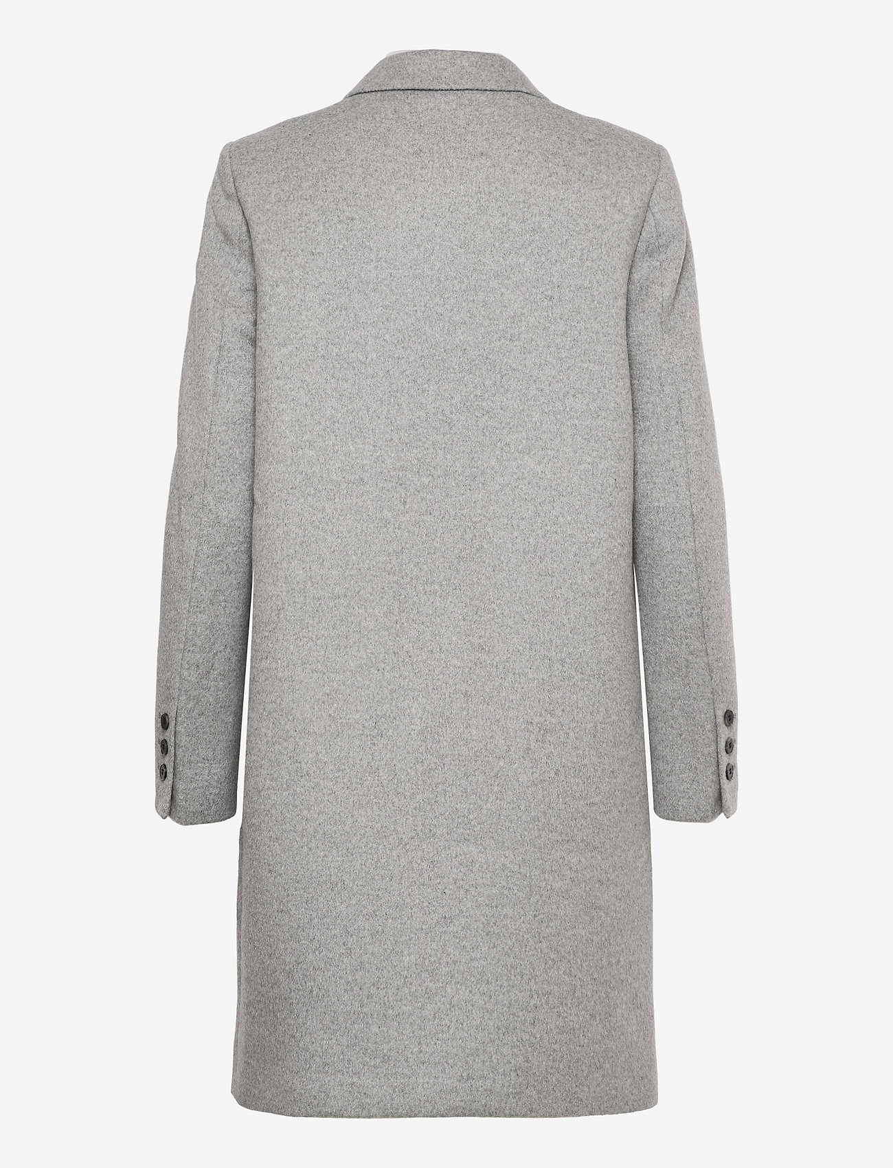 Selected Femme - SLFSASJA WOOL COAT BOOZT B - winter coats - light grey melange - 1
