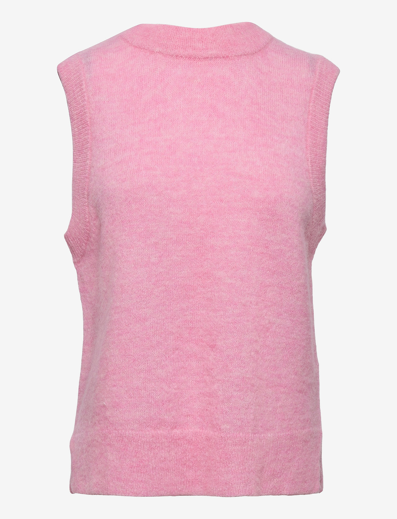 Selected Femme - SLFLULU KNIT VEST  O-NECK - down- & padded jackets - prism pink - 1