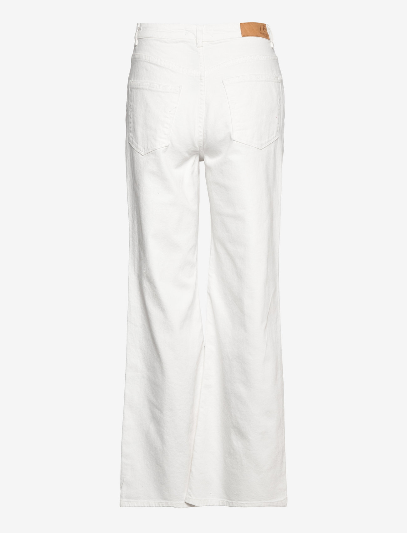 Long Wide Snow White Jeans U 