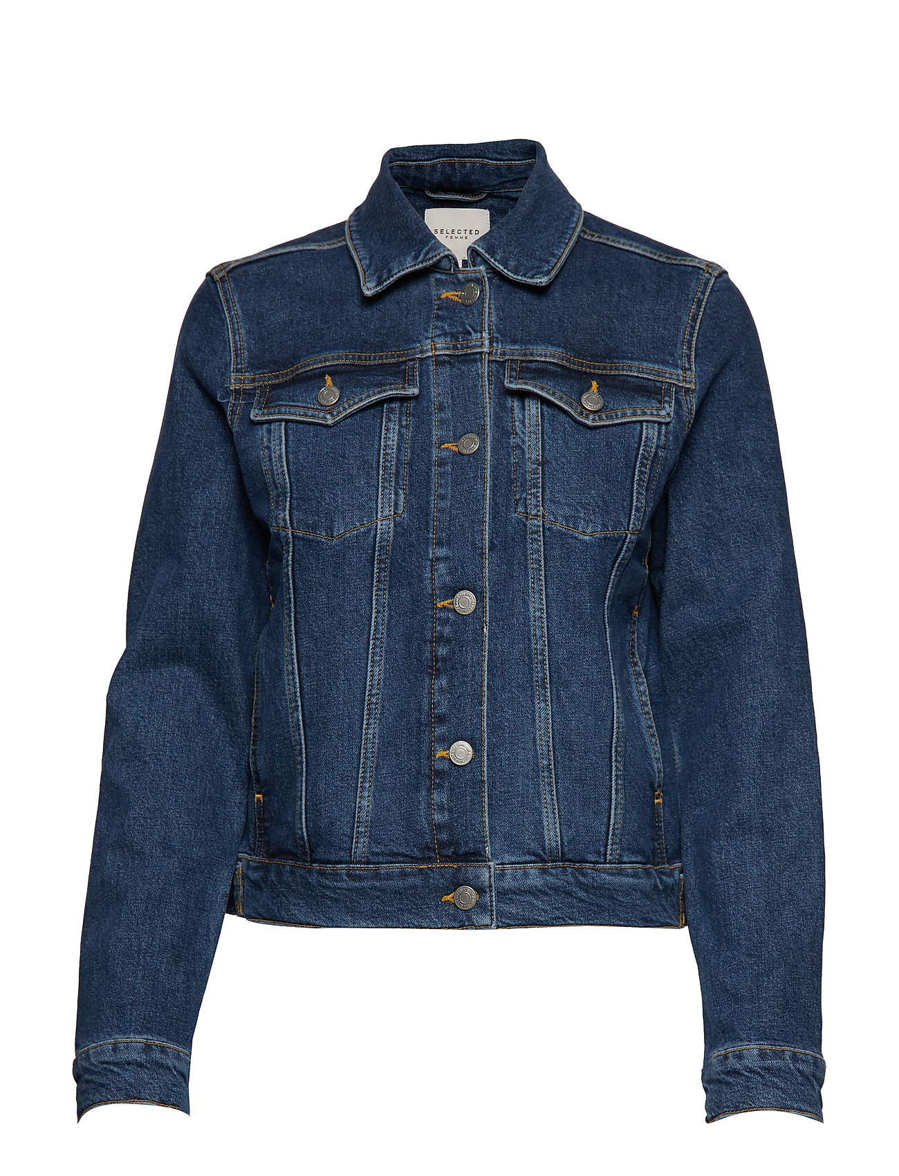 Slffreja Hayes Blue Denim Jacket W Jeansjack Denimjack Blauw Selected Femme selected femme kopen in de aanbieding Slffreja Hayes Blue Denim Jacket W Jeansjack Denimjack Blauw Selected Femme selected femme kopen in de aanbieding