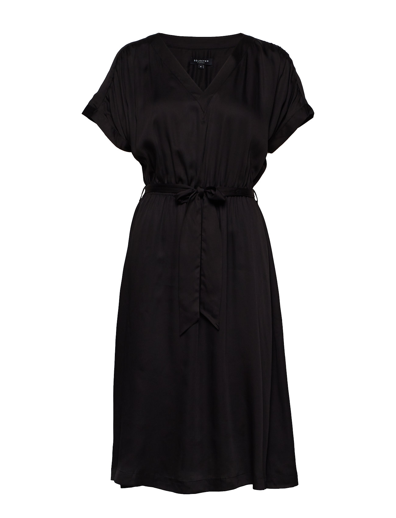 Slfquincy Vienna Ss Midi Dress B Jurk Knielengte Zwart Selected Femme selected femme kopen in de aanbieding Slfquincy Vienna Ss Midi Dress B Jurk Knielengte Zwart Selected Femme selected femme kopen in de aanbieding