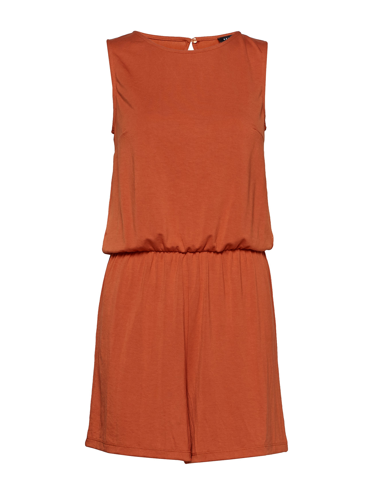 Selected Femme Slfella Sl Playsuit Ex Jumpsuit Orange [Color: MANGO ][Sex: Women ][Sizes: XS,S ]