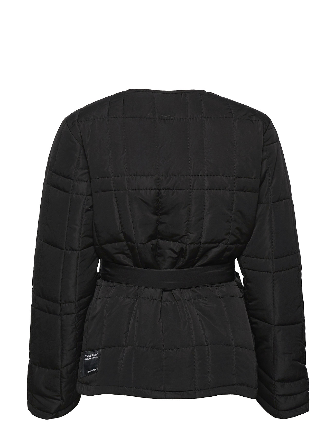 Selected Femme Slfplastic Quilt Spring Jacket B Quiltet Jakke Sort Selected Femme quiltede jakker for dame -