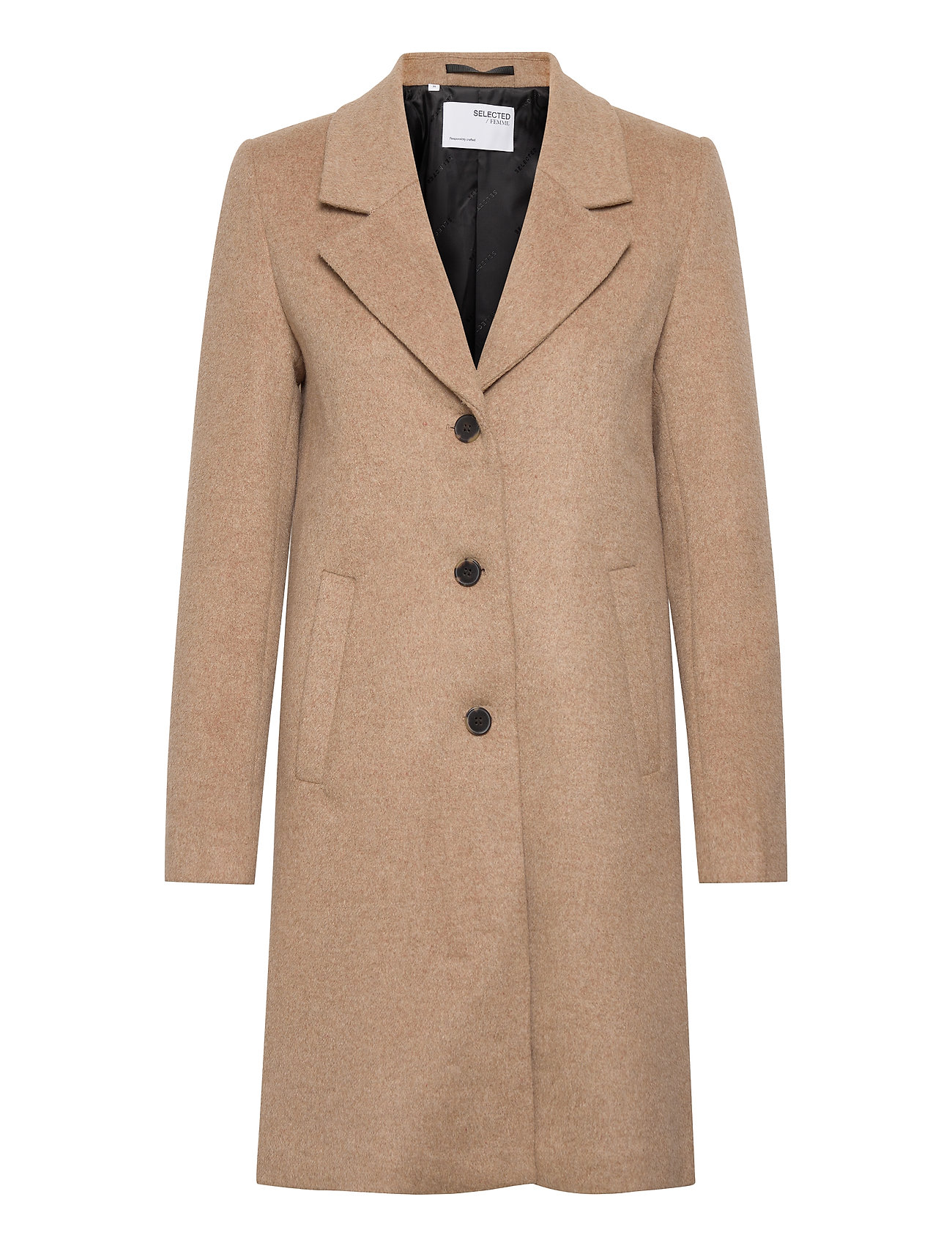 ledsager acceleration slette Selected Femme Slfsasja Wool Coat Boozt B (Amphora), 584.55 kr | Stort  udvalg af designer mærker | Booztlet.com