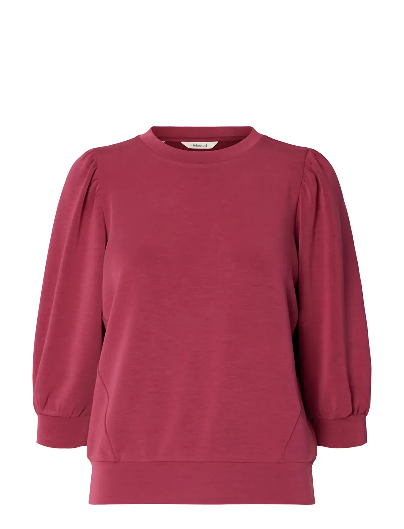 Ecru SELECTED FEMME Trui SLFTENNY 3/4 SWEAT TOP