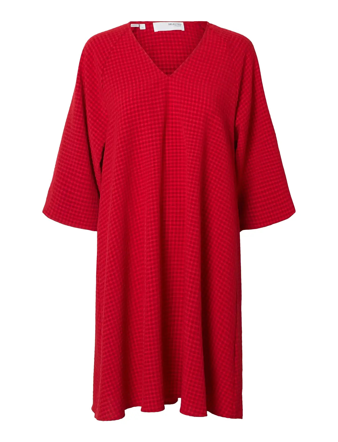 SELECTED Slfamida 3/4 Kurz Kleid B Rot - 38 - Damen