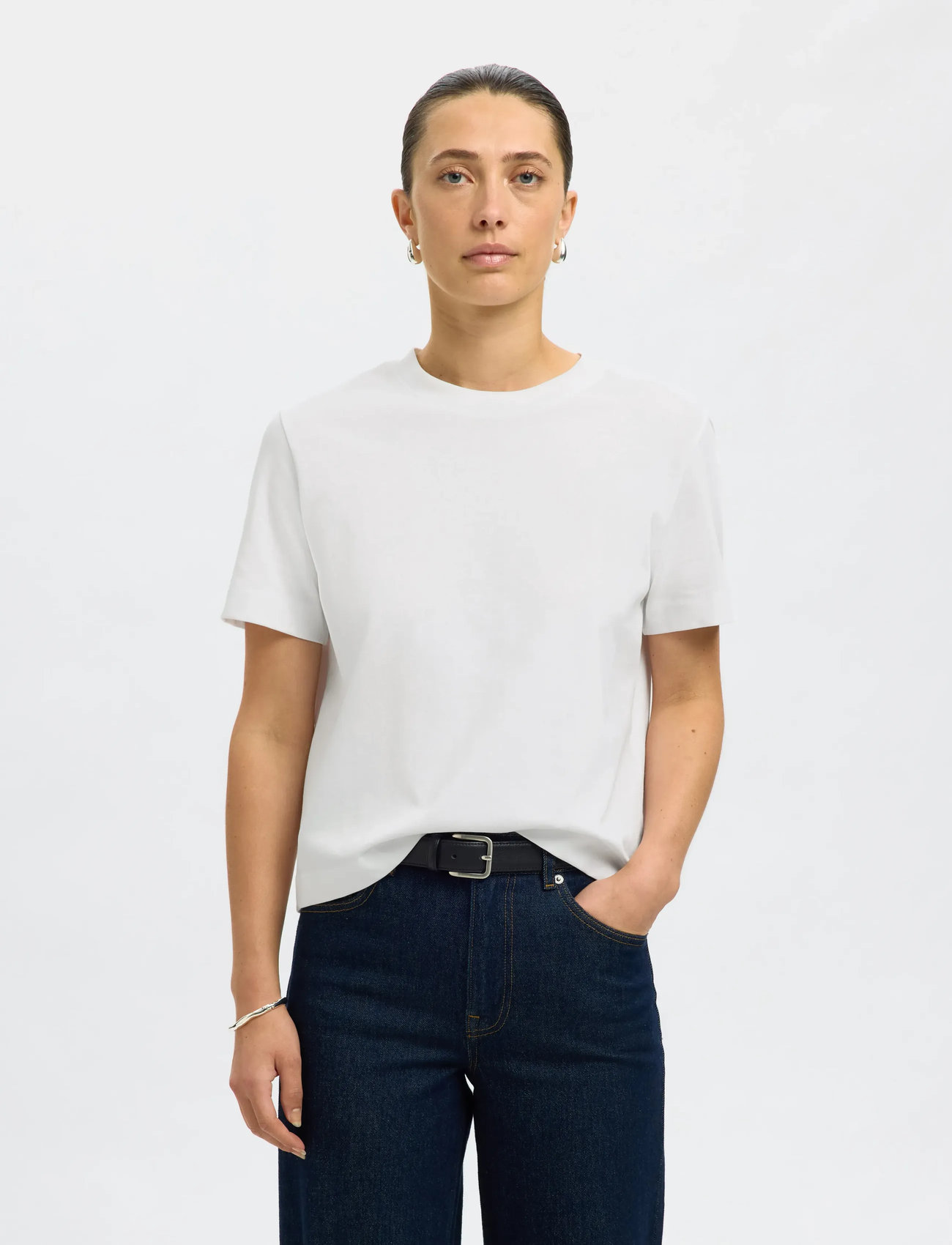 Selected Slfessential Ss Boxy Tee Noos (SEL16087919) - T