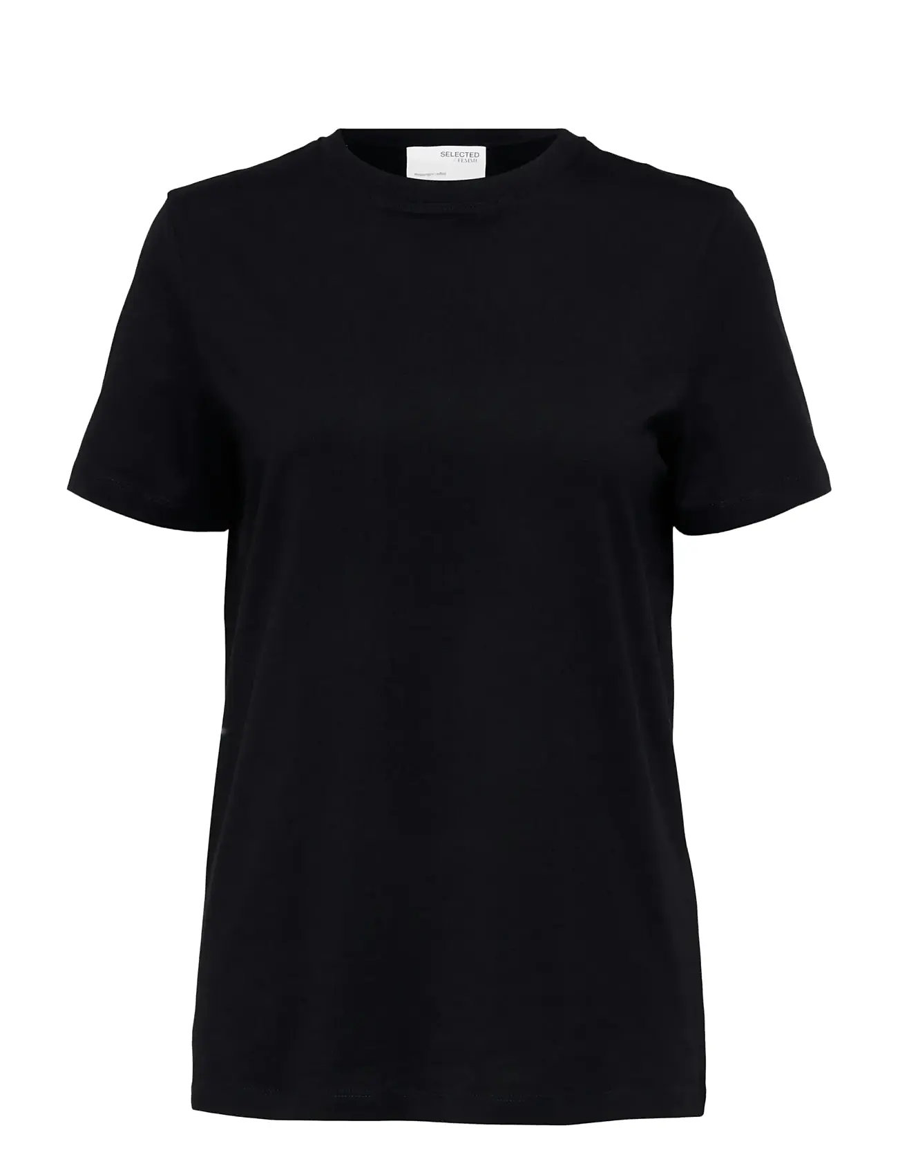 Slfmyessential Ss O-Neck Tee Noos Black Selected Femme