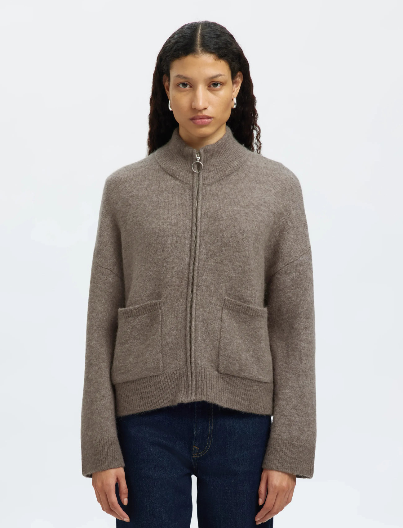トップス sorry a bootreg SANCHA CARDIGAN size2 Open Front Oversized Cardigan Sweater – SAACHI
